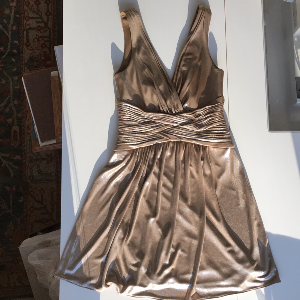 GOLD! BCBG special occasion dress / fabulousness